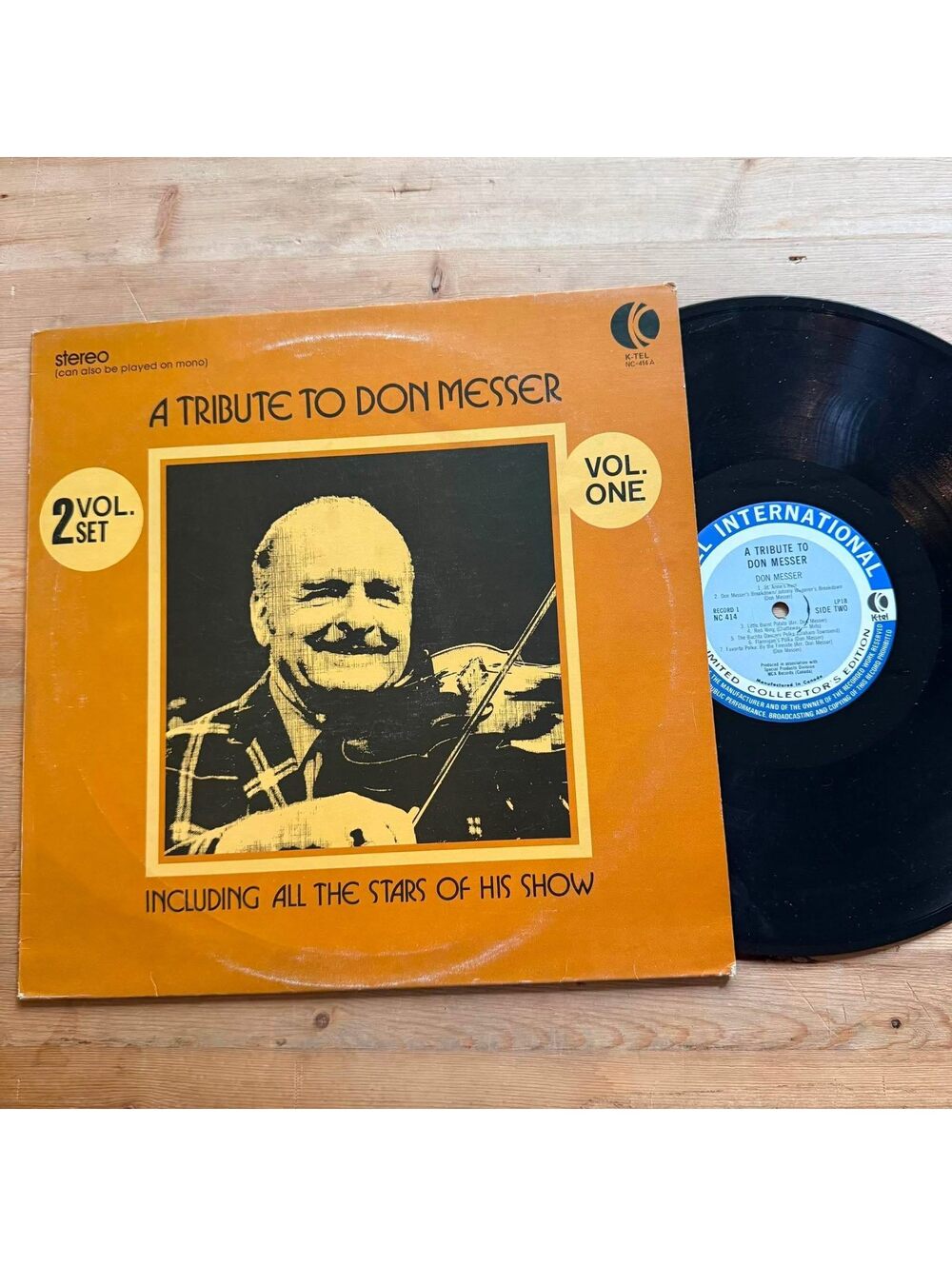 Various - A Tribute to Don Messer Vol. 1 33rpm VG+ VR25